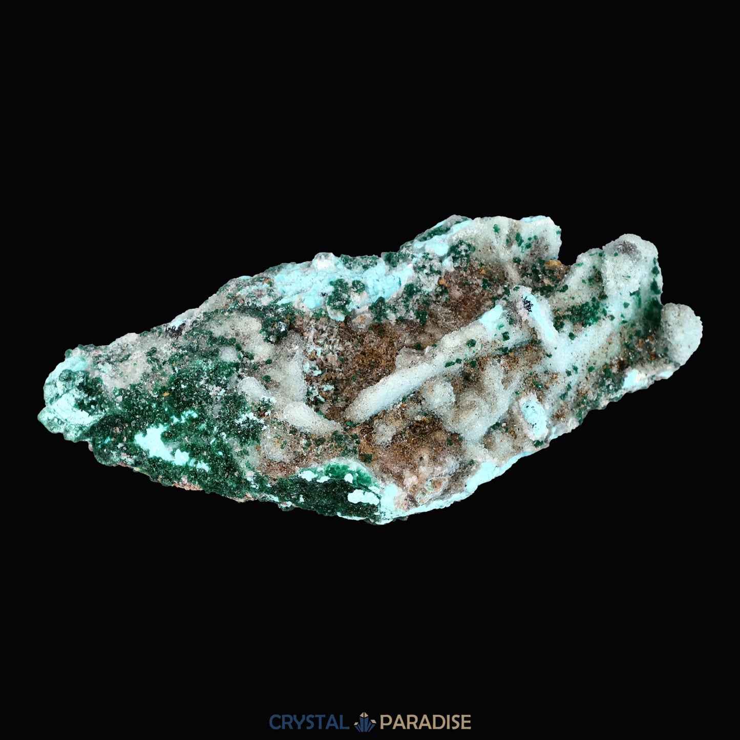 Chrysokoll Stufe aus Tenke-Fungurume, Kolwezi, Lualaba, DR Kongo (35g) - crystal paradise