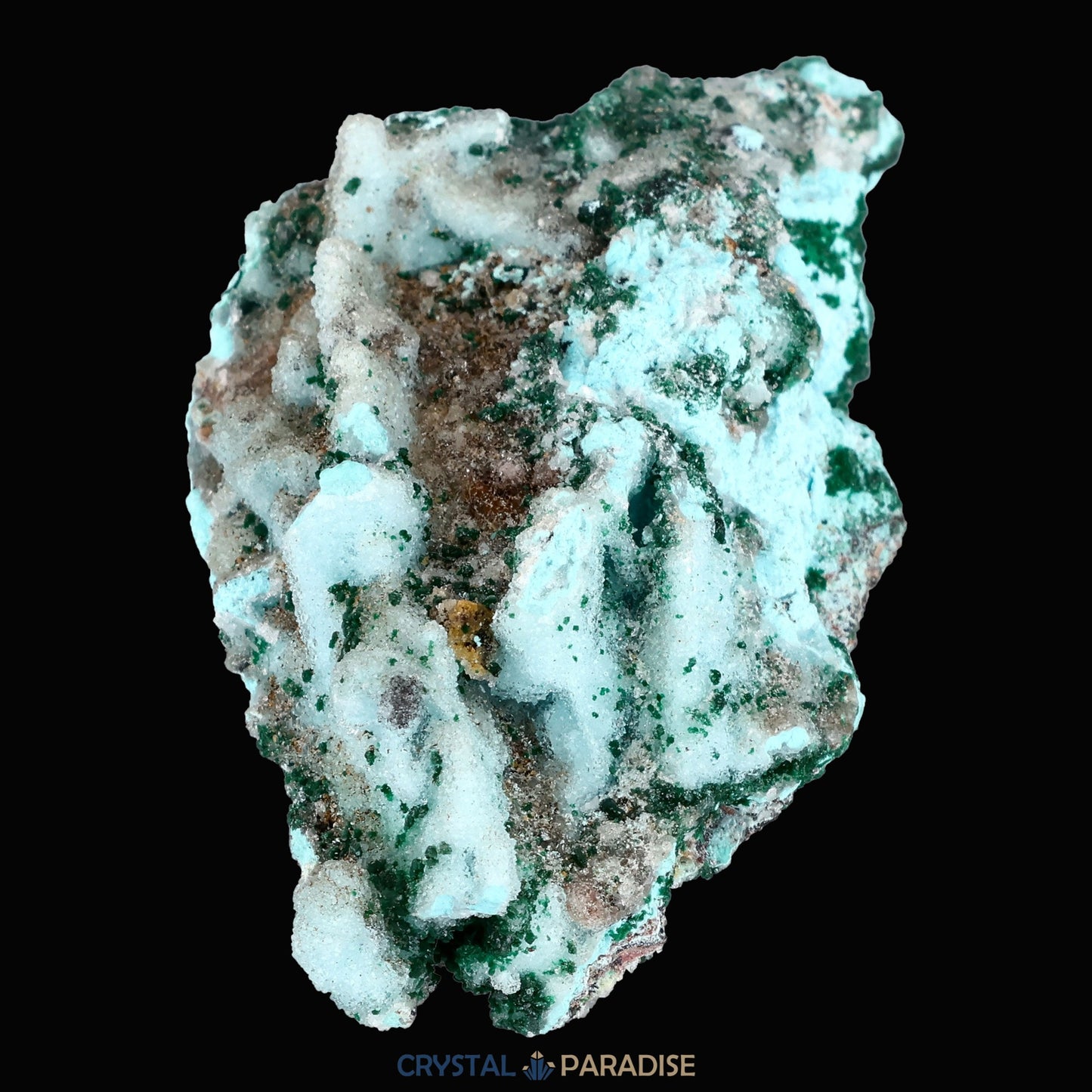 Chrysokoll Stufe aus Tenke-Fungurume, Kolwezi, Lualaba, DR Kongo (35g) - crystal paradise