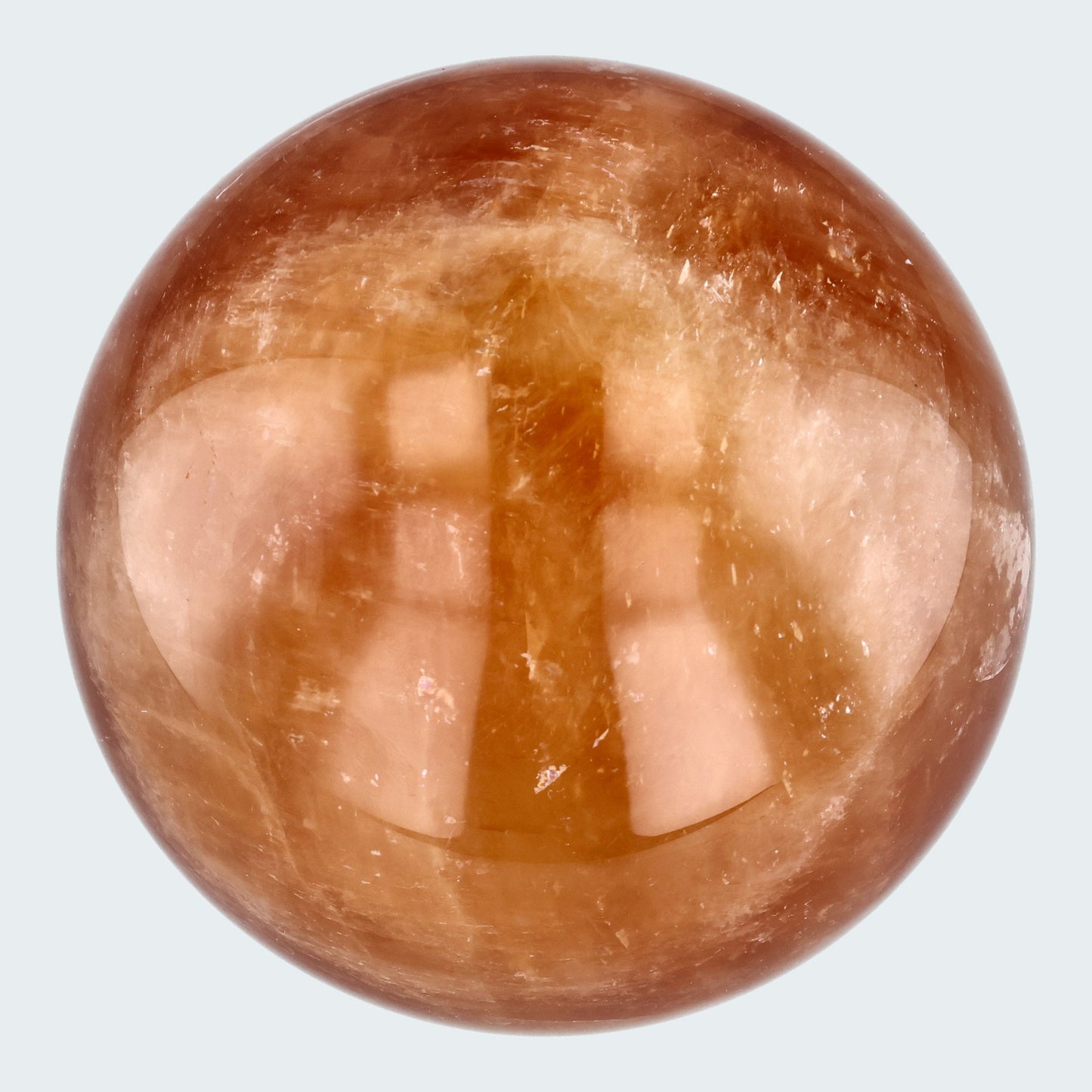 Gelber Calcit Kugel aus Jiangxi, China (1950g)