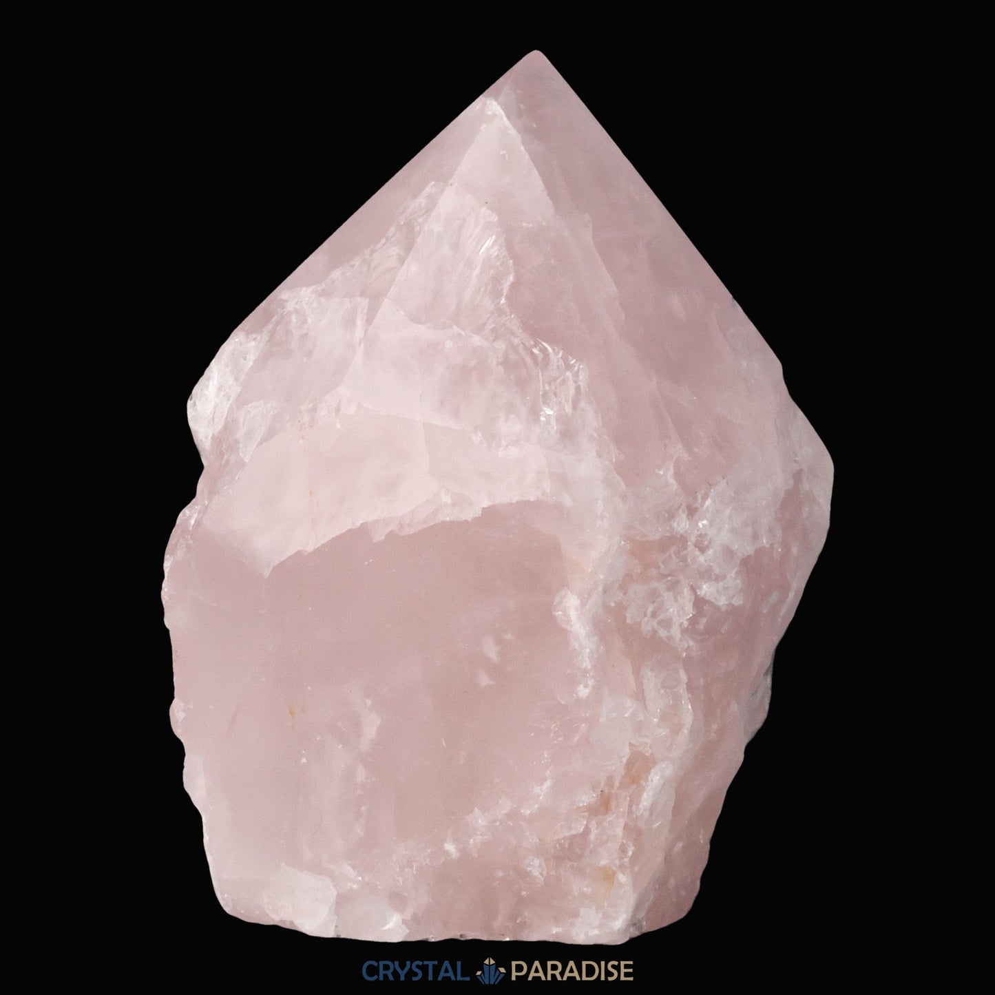 Rosenquarz Spitze aus Brasilien ca. 7 cm - crystal paradise