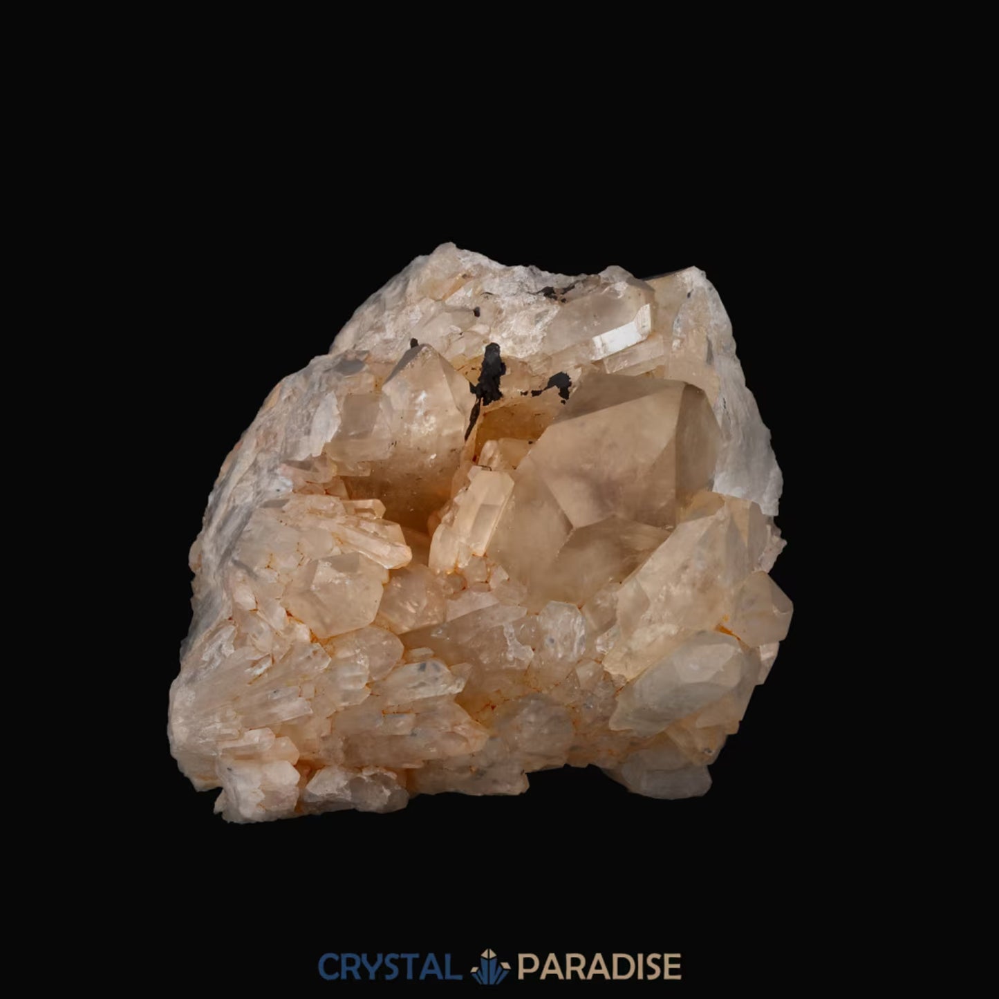 Citrin Handstufe aus Kunduluni, Kongo (543g) - unbehandelt - crystal paradise