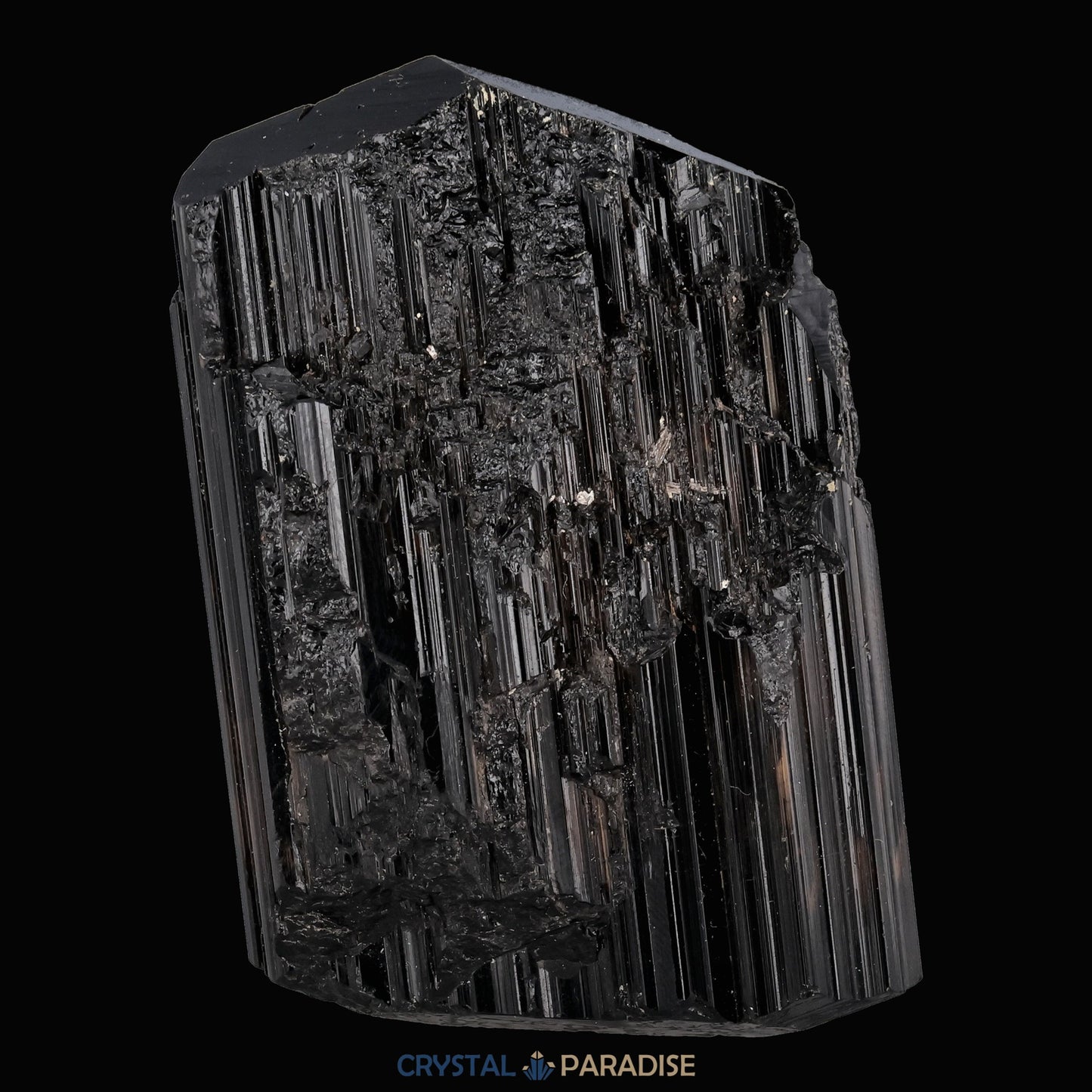 Kluftschwimmer Schwarzer Schörl Turmalin aus Brasilien (209g) - crystal paradise