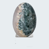 Ei aus Moosachat (120-190g)