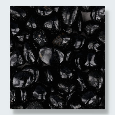 Schwarzer Schörl Turmalin Trommelsteine