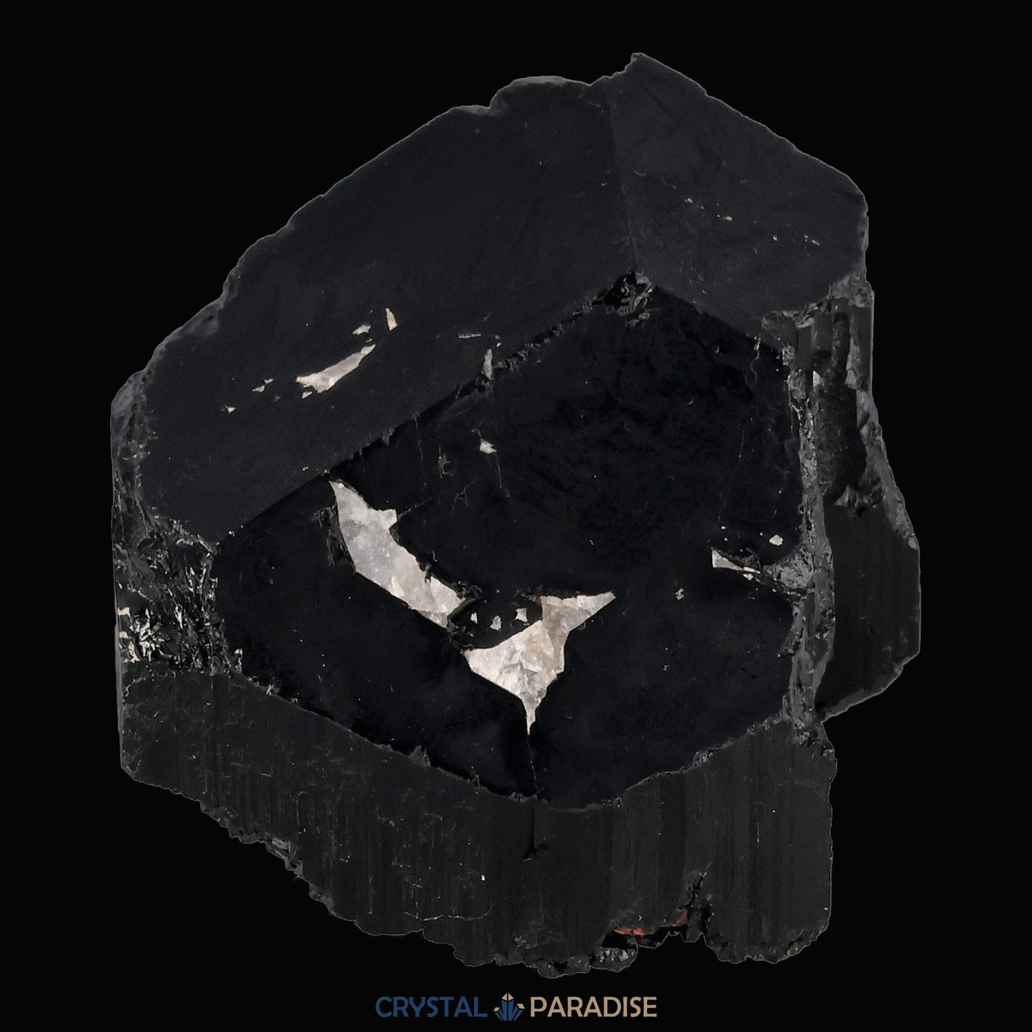 Schwarzer Schörl Turmalin aus Brasilien (184g) - crystal paradise