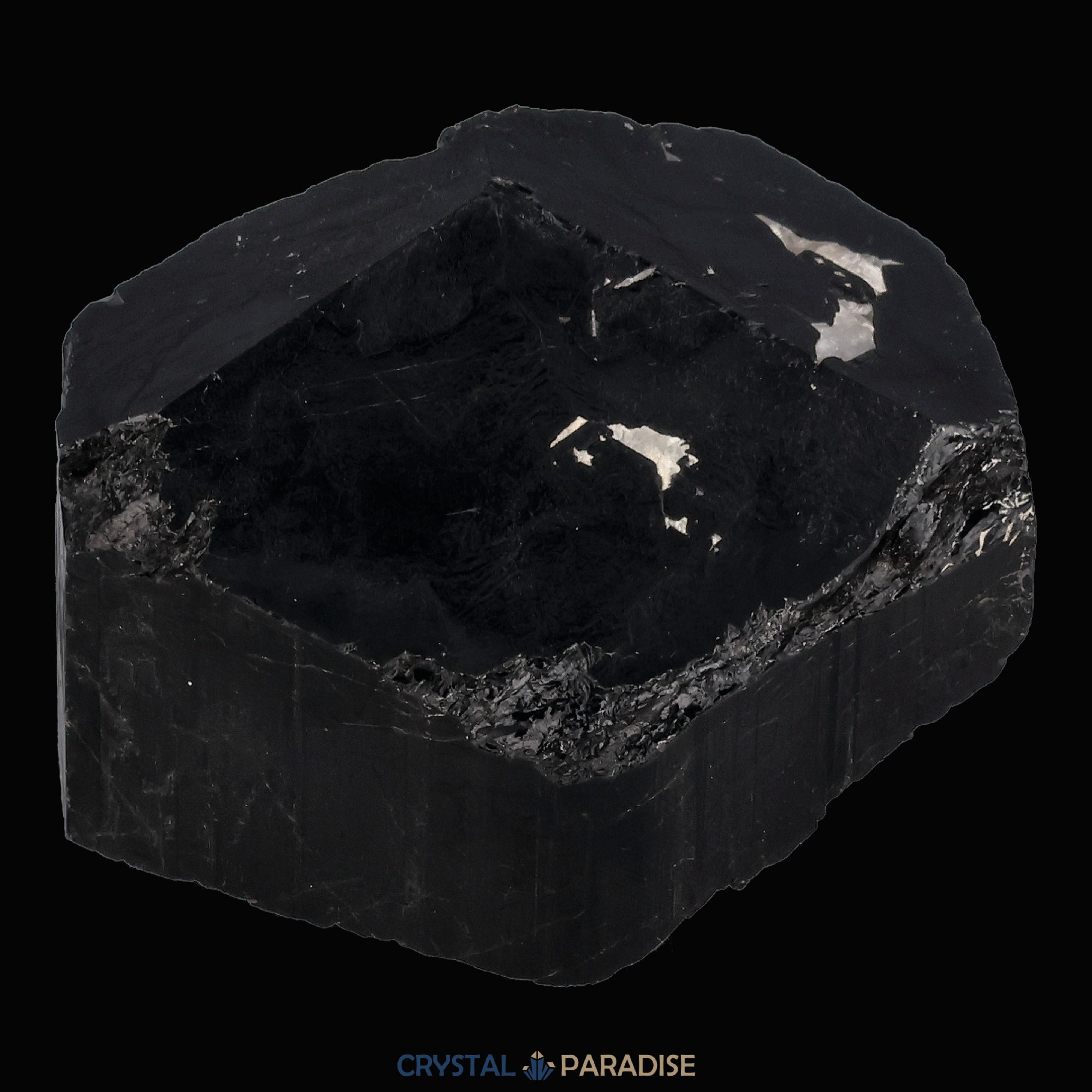 Schwarzer Schörl Turmalin aus Brasilien (184g) - crystal paradise