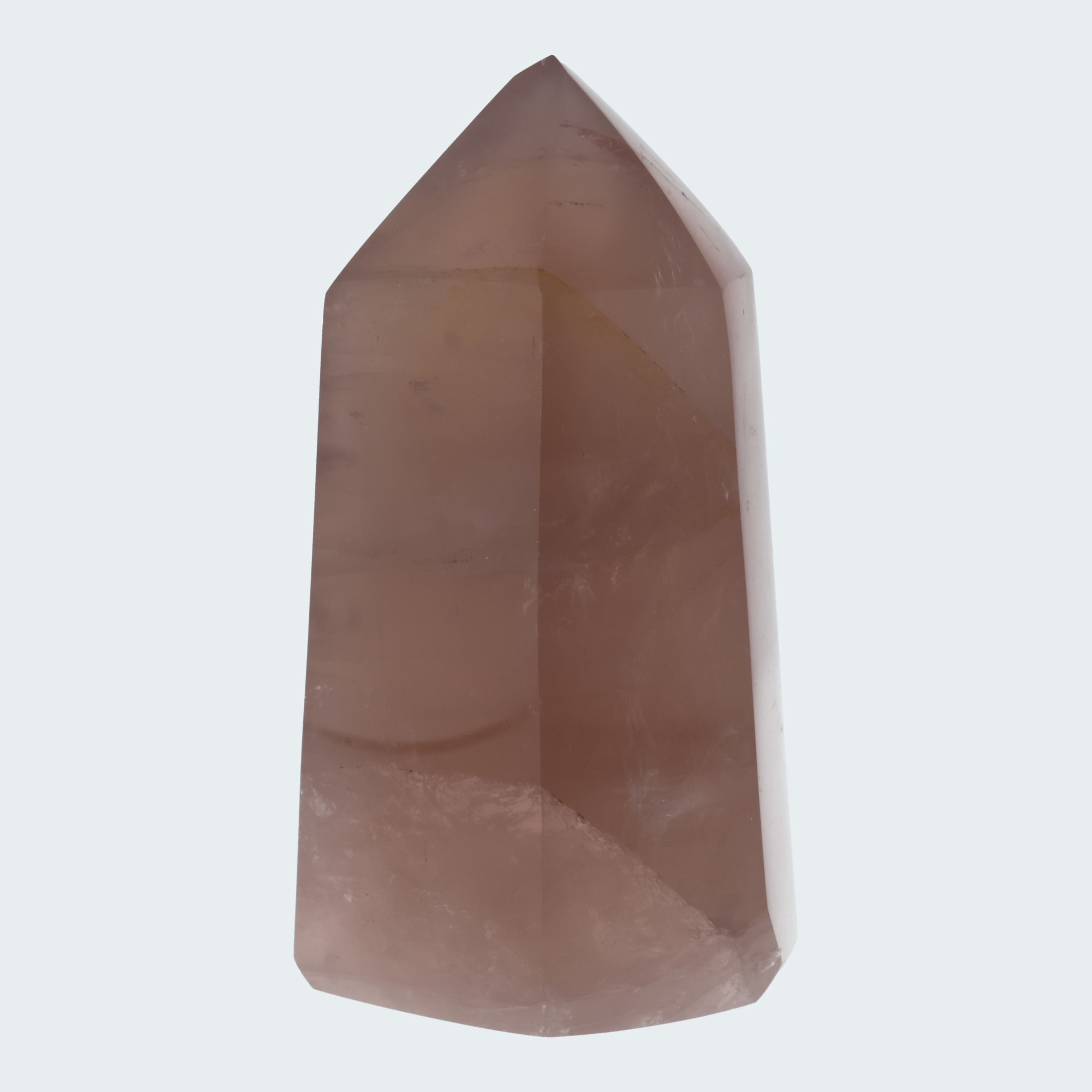 Rosenquarz Obelisk aus Brasilien 12 cm (679g) - crystal paradise
