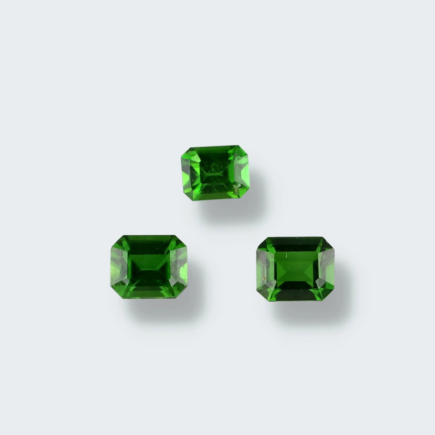 Chromdiopsid aus Russland geschliffen Set (2,3 ct)