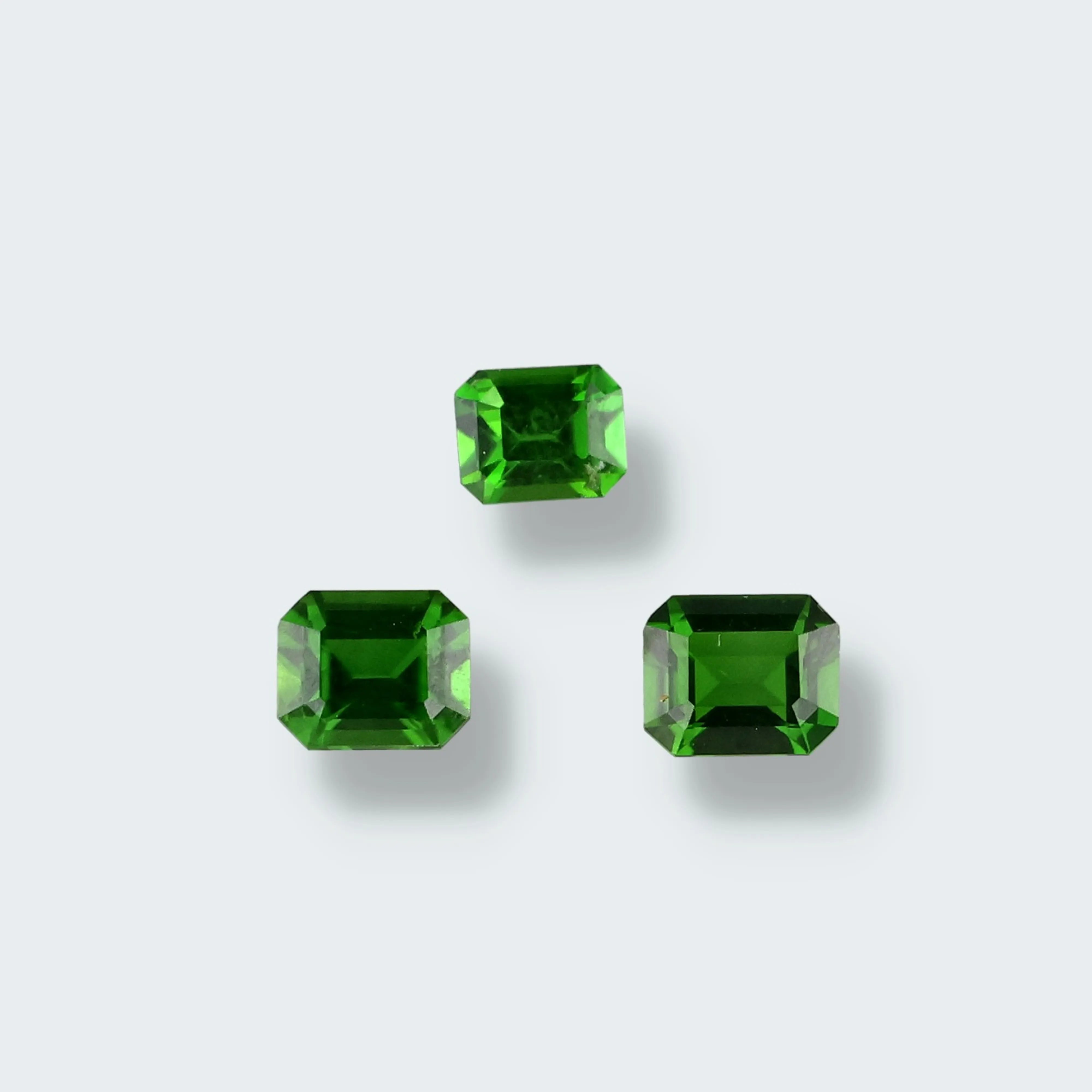 Chromdiopsid aus Russland geschliffen Set (2,3 ct)