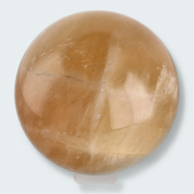 Gelber Calcit Kugel aus Jiangxi, China (2476g)