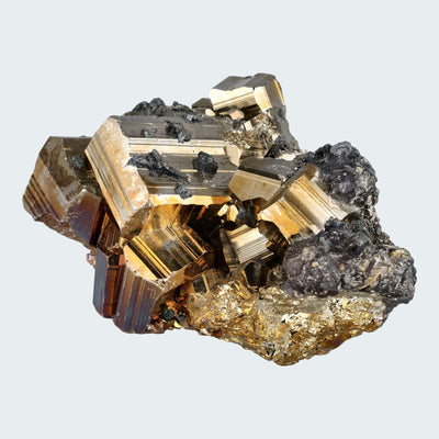 Regenbogen Pyrit aus Indonesien (159g) - crystal paradise