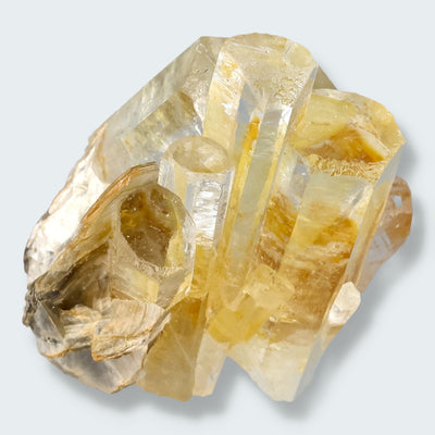 Aquamarin Kristall auf Feldspat aus Pakistan (12g)