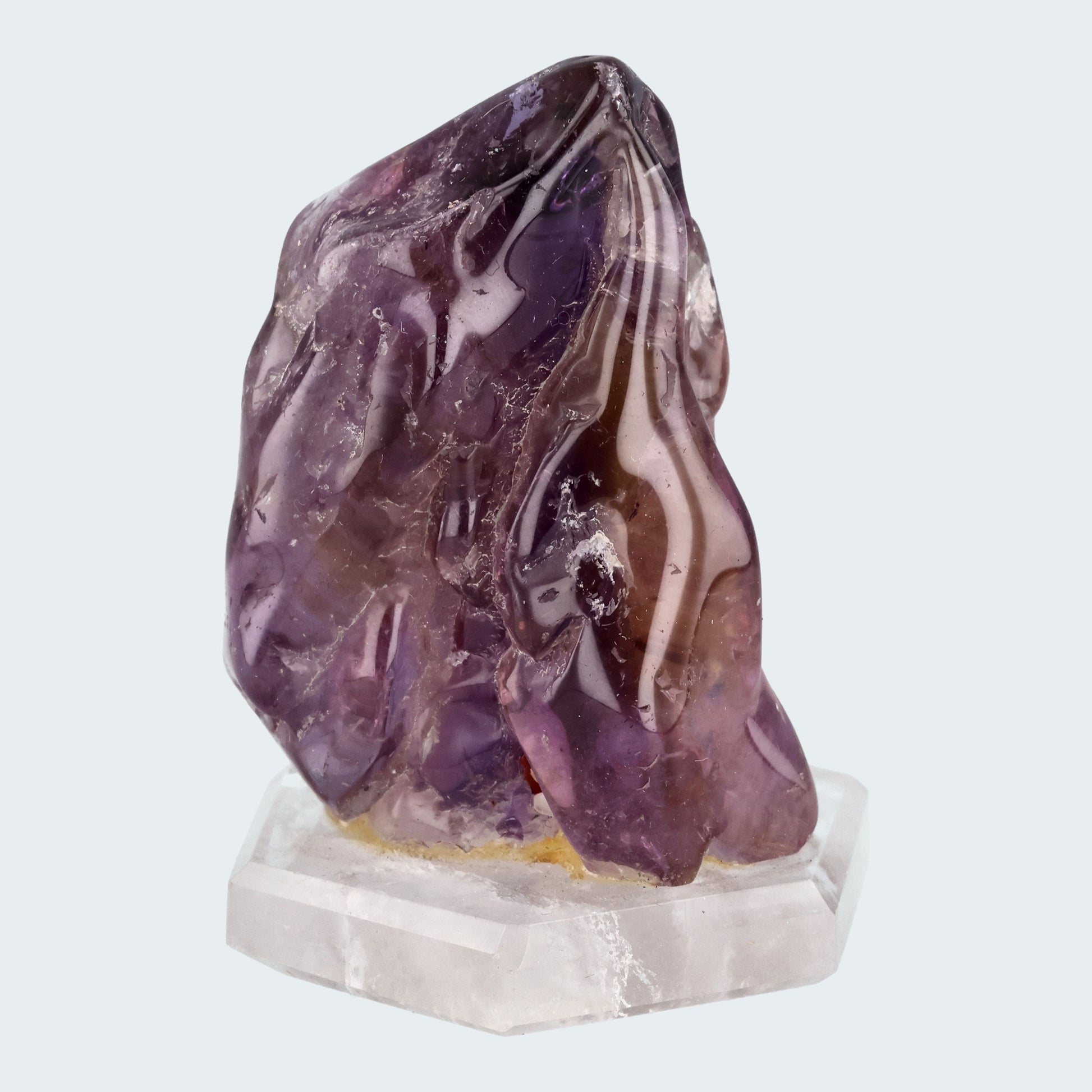 Ametrin aus Brasilien auf Quarzsockel (173g)