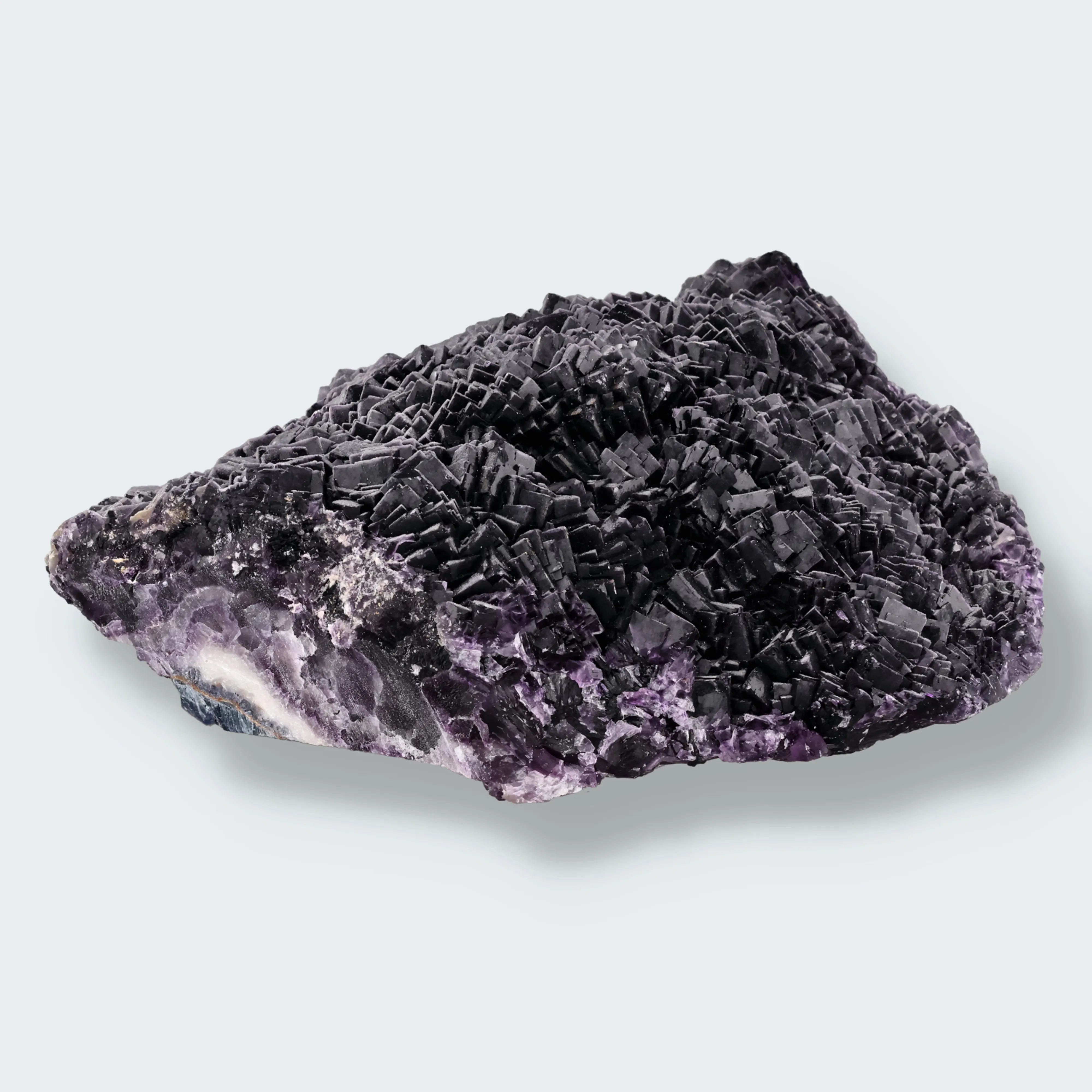 Grüne Fluorit Stufe kaufen – natürliches Mineral aus Nigeria, 2062g, markante Kristallformation