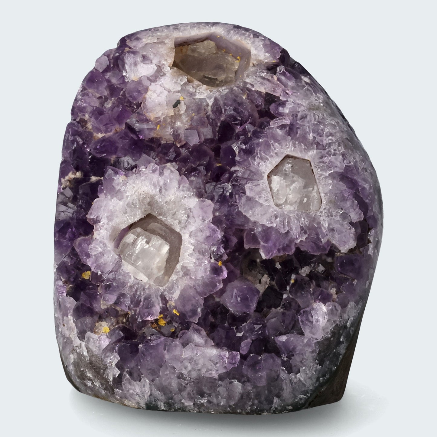Achatisierter Amethyst Druse aus Uruguay (541g)
