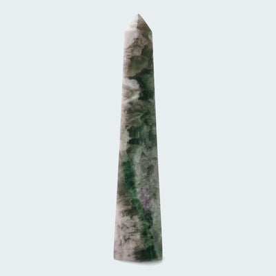Grüner Fluorit Obelisk aus der inneren Mongolei (1084g)