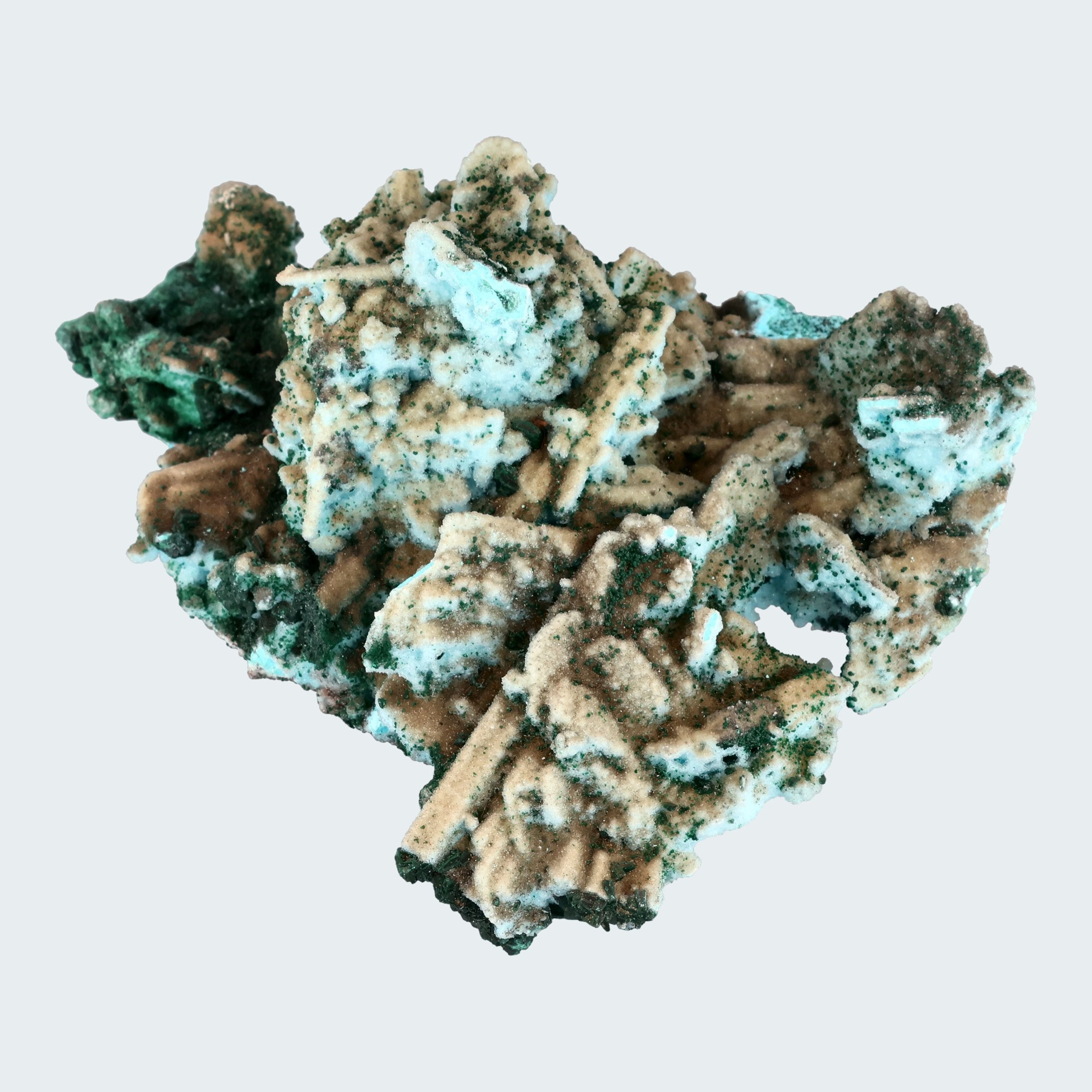 Chrysokoll Stufe aus Tenke-Fungurume, Kolwezi, Lualaba, DR Kongo (434g)