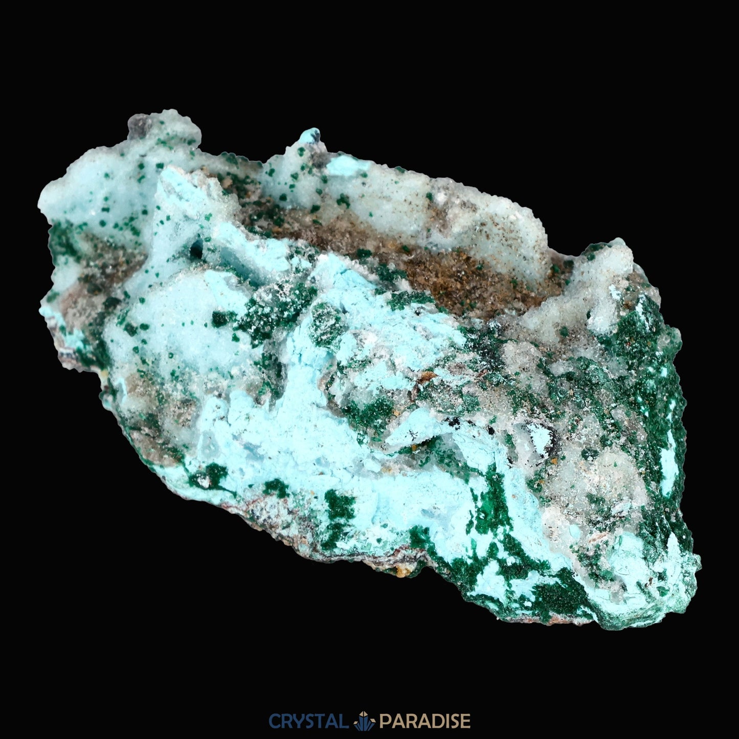Chrysokoll Stufe aus Tenke-Fungurume, Kolwezi, Lualaba, DR Kongo (35g) - crystal paradise