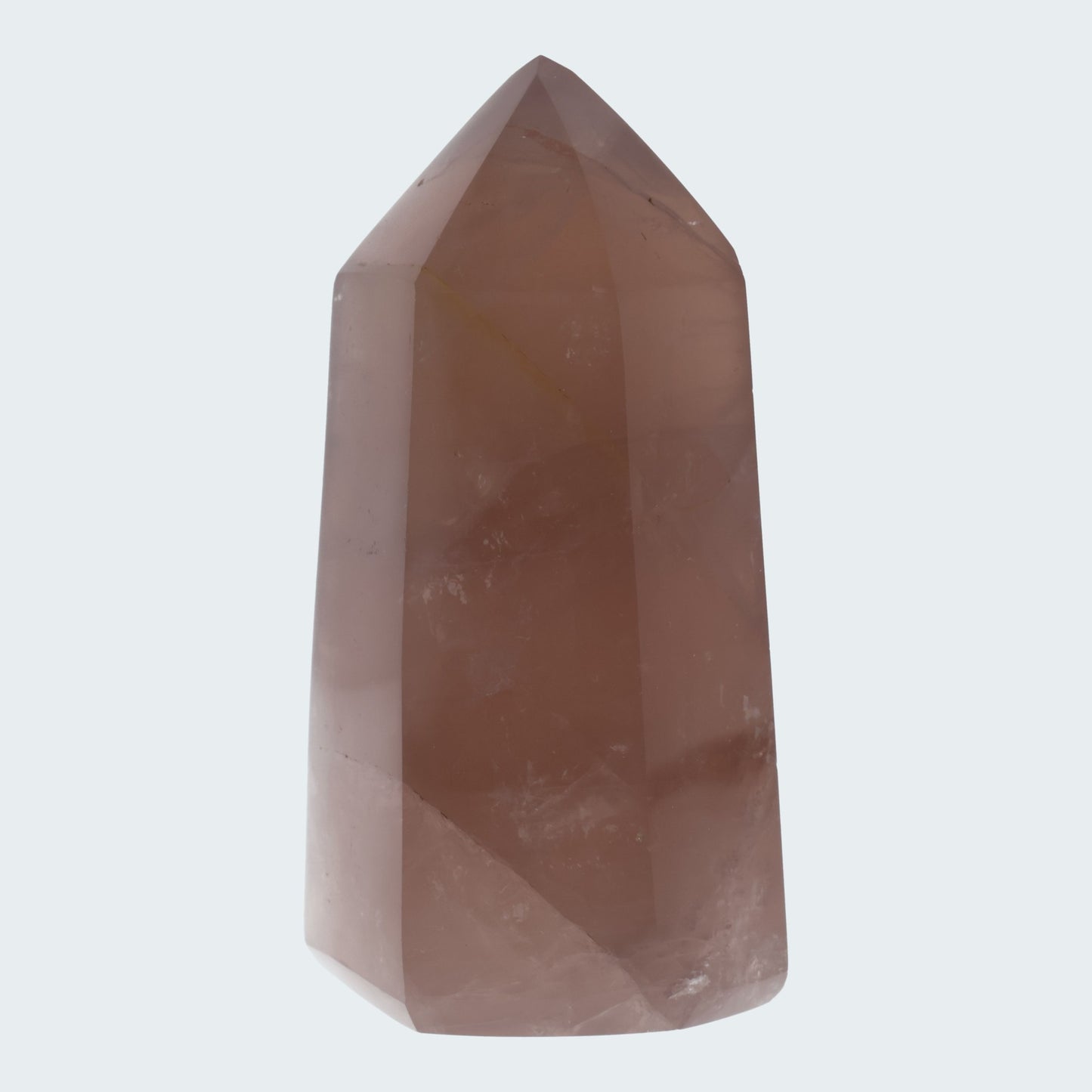 Rosenquarz Obelisk aus Brasilien 12 cm (679g) - crystal paradise