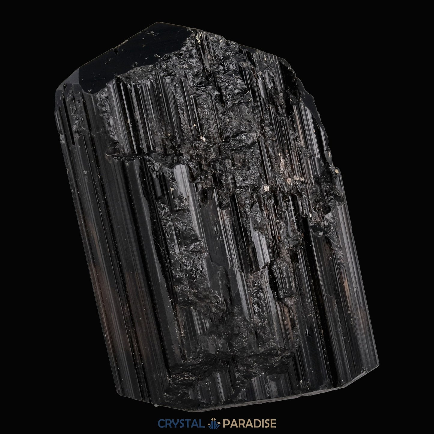 Kluftschwimmer Schwarzer Schörl Turmalin aus Brasilien (209g) - crystal paradise
