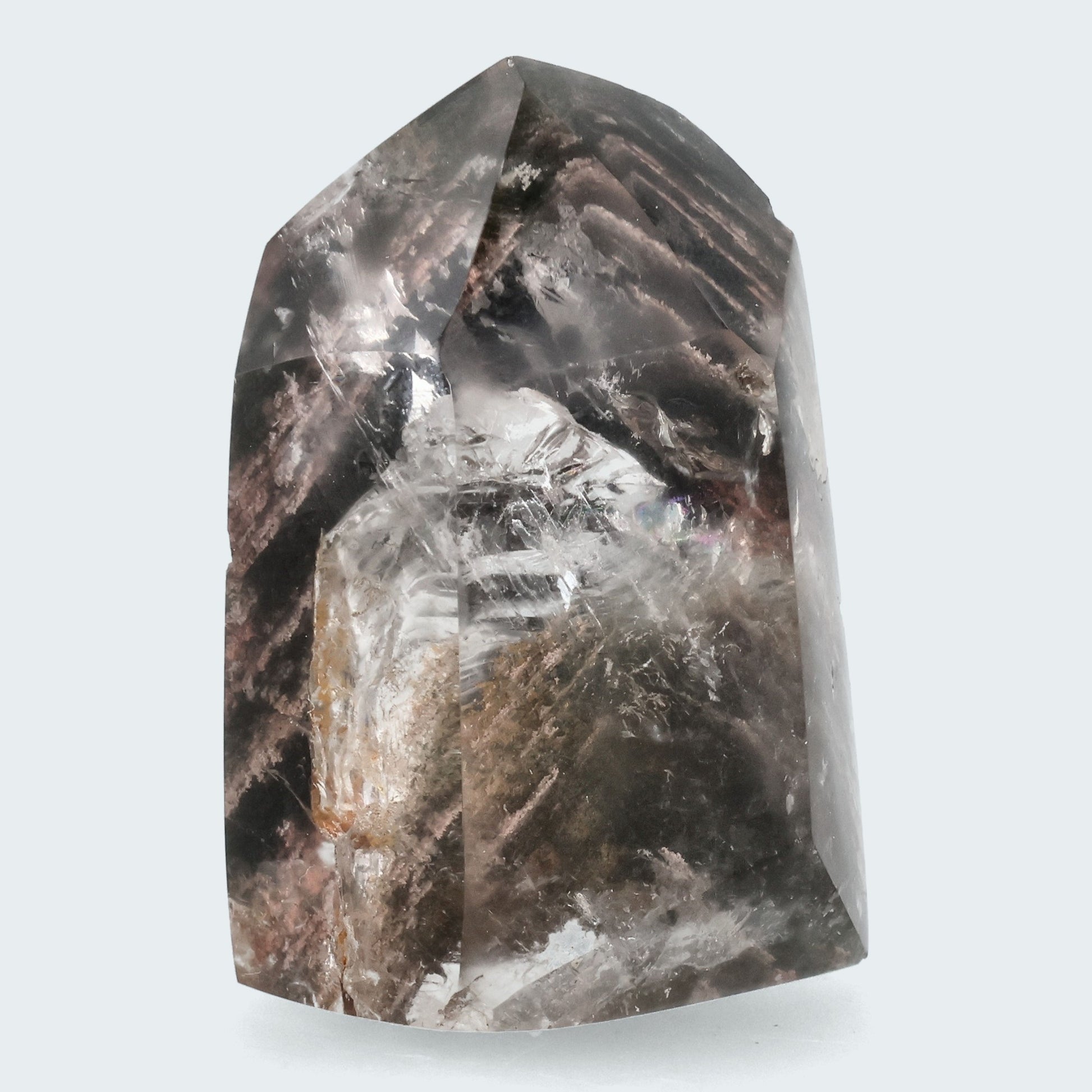 Garten Quarz Turm geschliffen aus Sambia (27,4g)