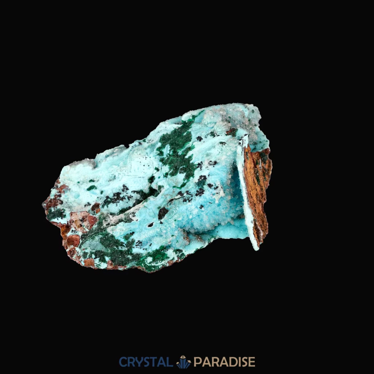 Chrysokoll Stufe aus Tenke-Fungurume, Kolwezi, Lualaba, DR Kongo (30g) - crystal paradise