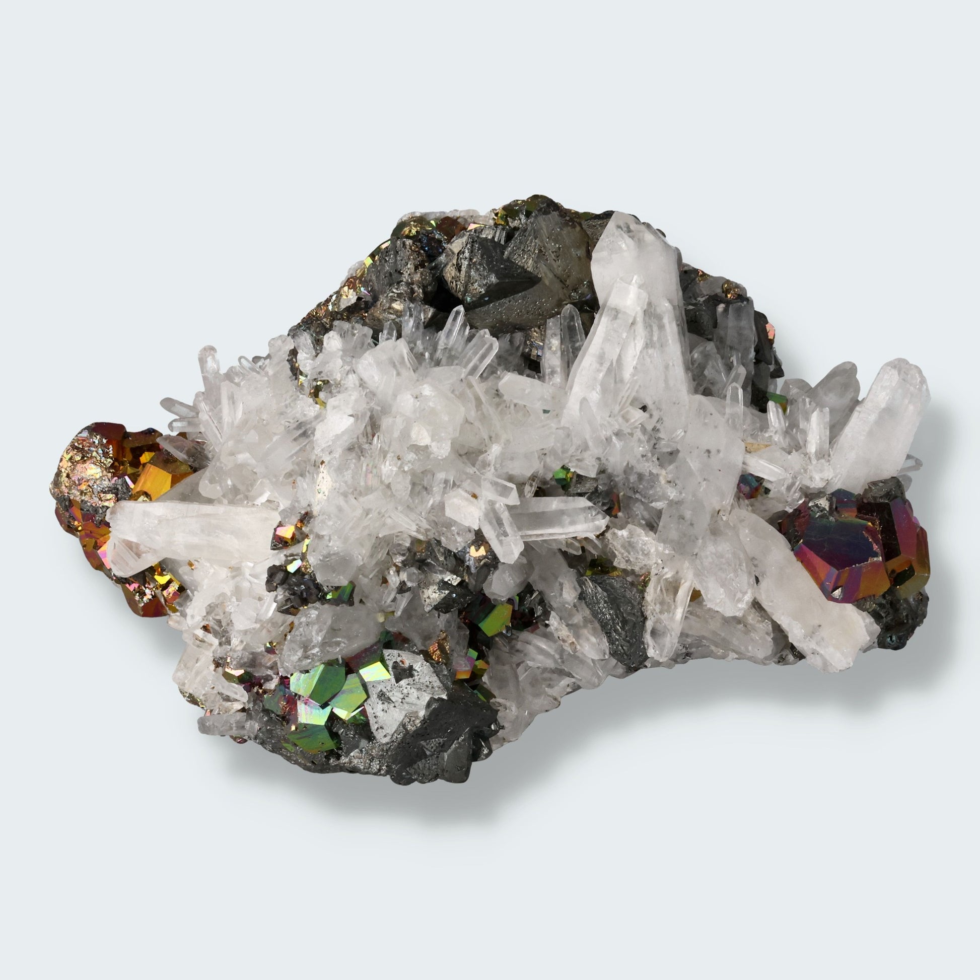 Regenbogen Pyrit aus Indonesien (827g)