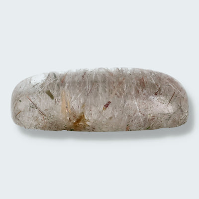 Garden Quarz (Cabochon Schliff) aus Sambia (40,2ct) mit Rutil