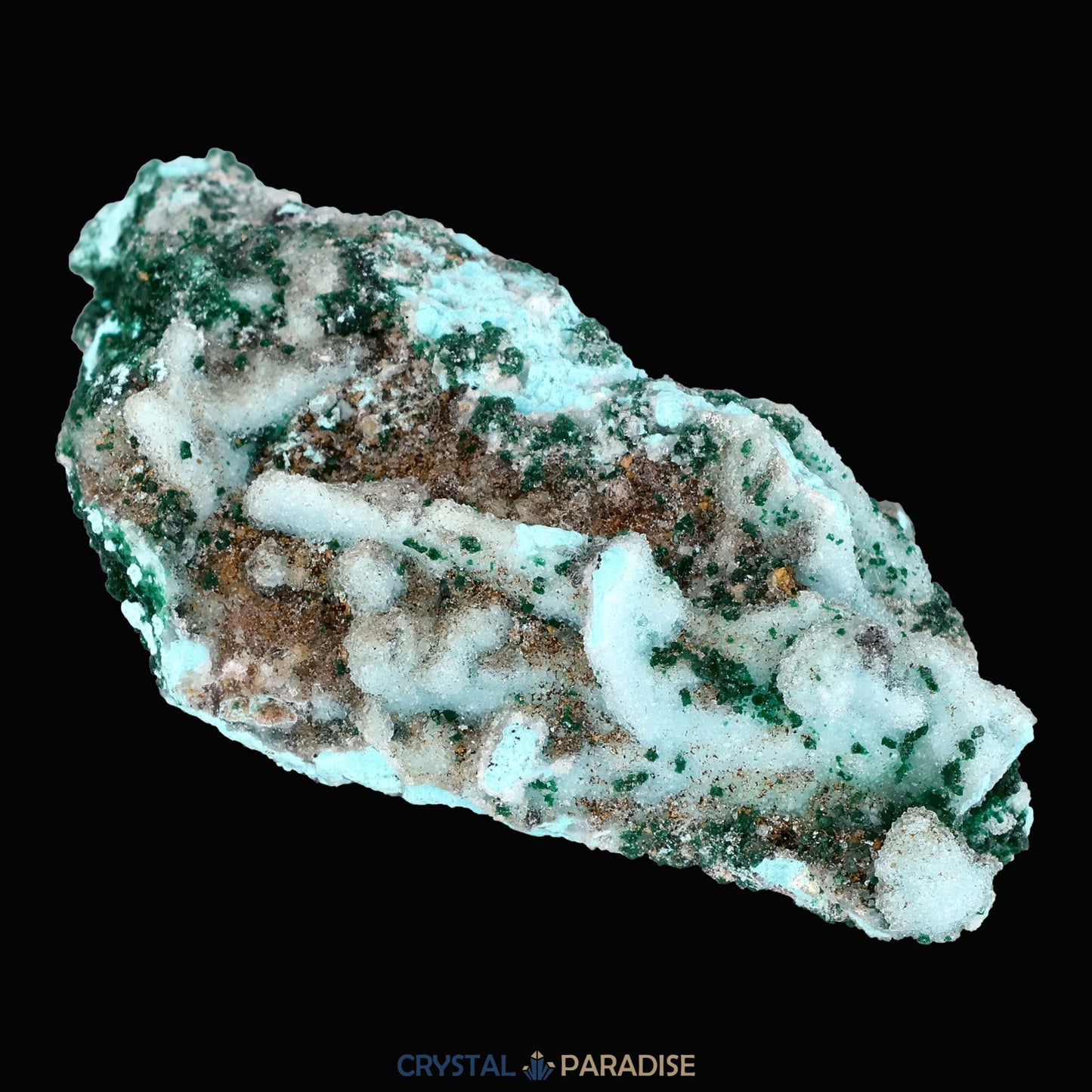 Chrysokoll Stufe aus Tenke-Fungurume, Kolwezi, Lualaba, DR Kongo (35g) - crystal paradise