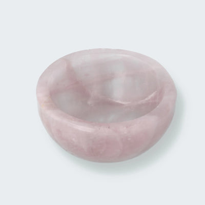 Rosenquarz Schale