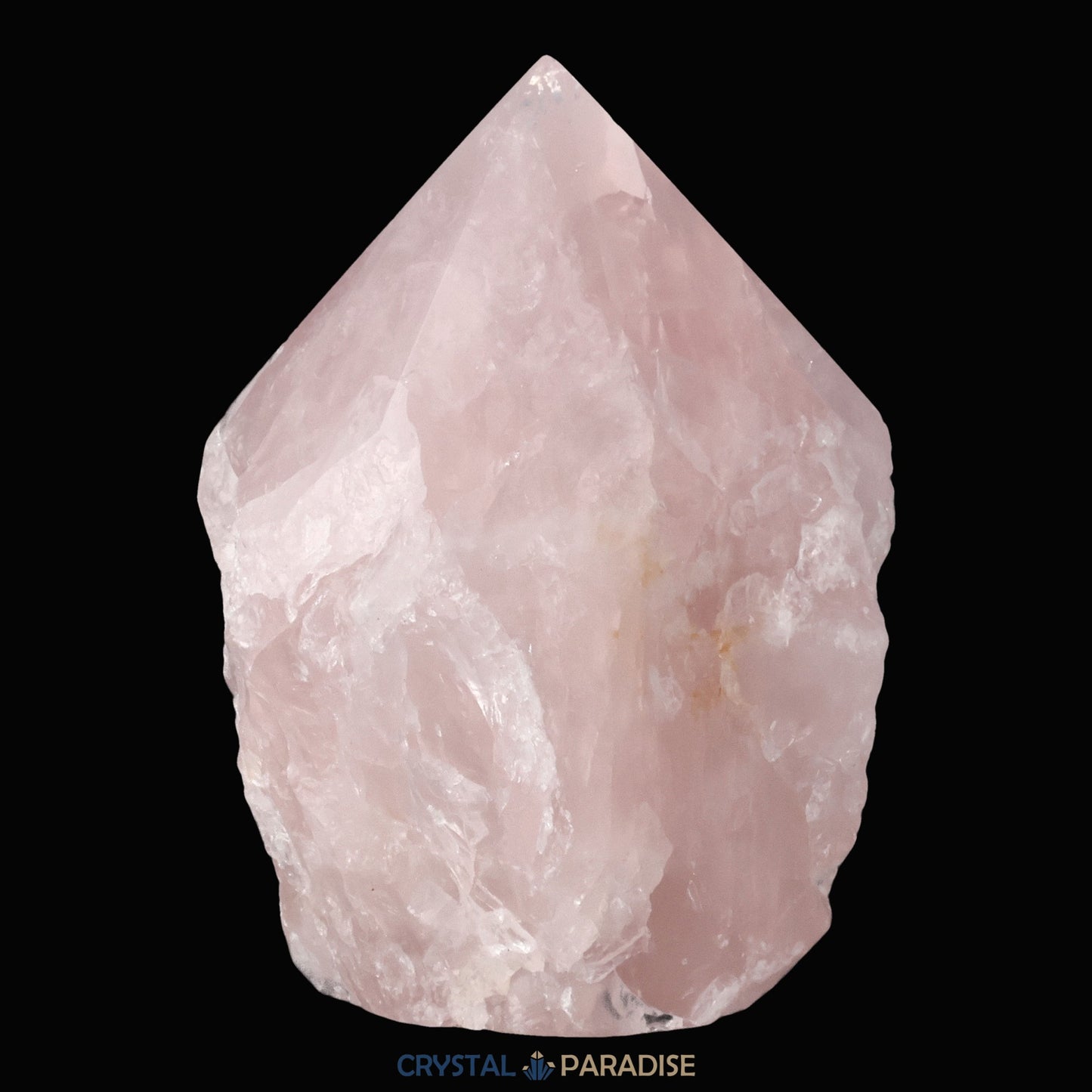 Rosenquarz Spitze aus Brasilien ca. 7 cm - crystal paradise