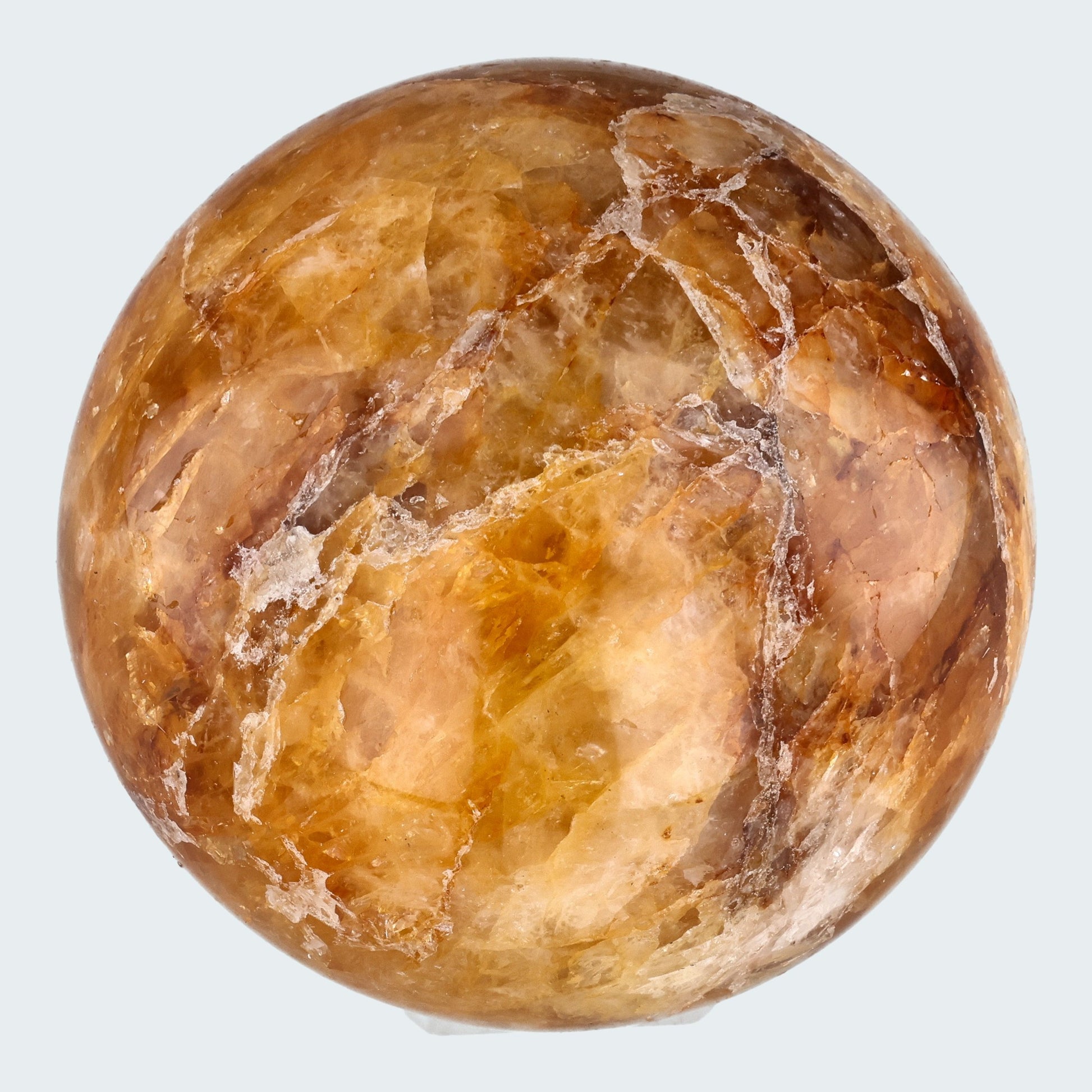 Golden Healer Kugel (Quarz mit Eisenoxid Einschlüssen) aus Brasilien - crystal paradise