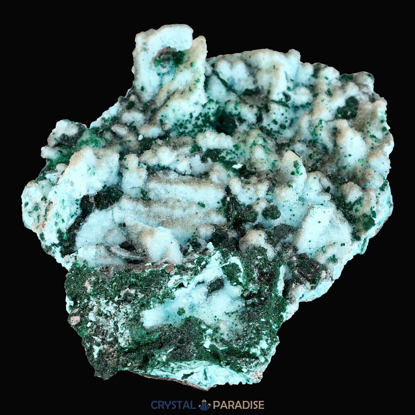 Chrysokoll Stufe aus Tenke-Fungurume, Kolwezi, Lualaba, DR Kongo (72g) - crystal paradise
