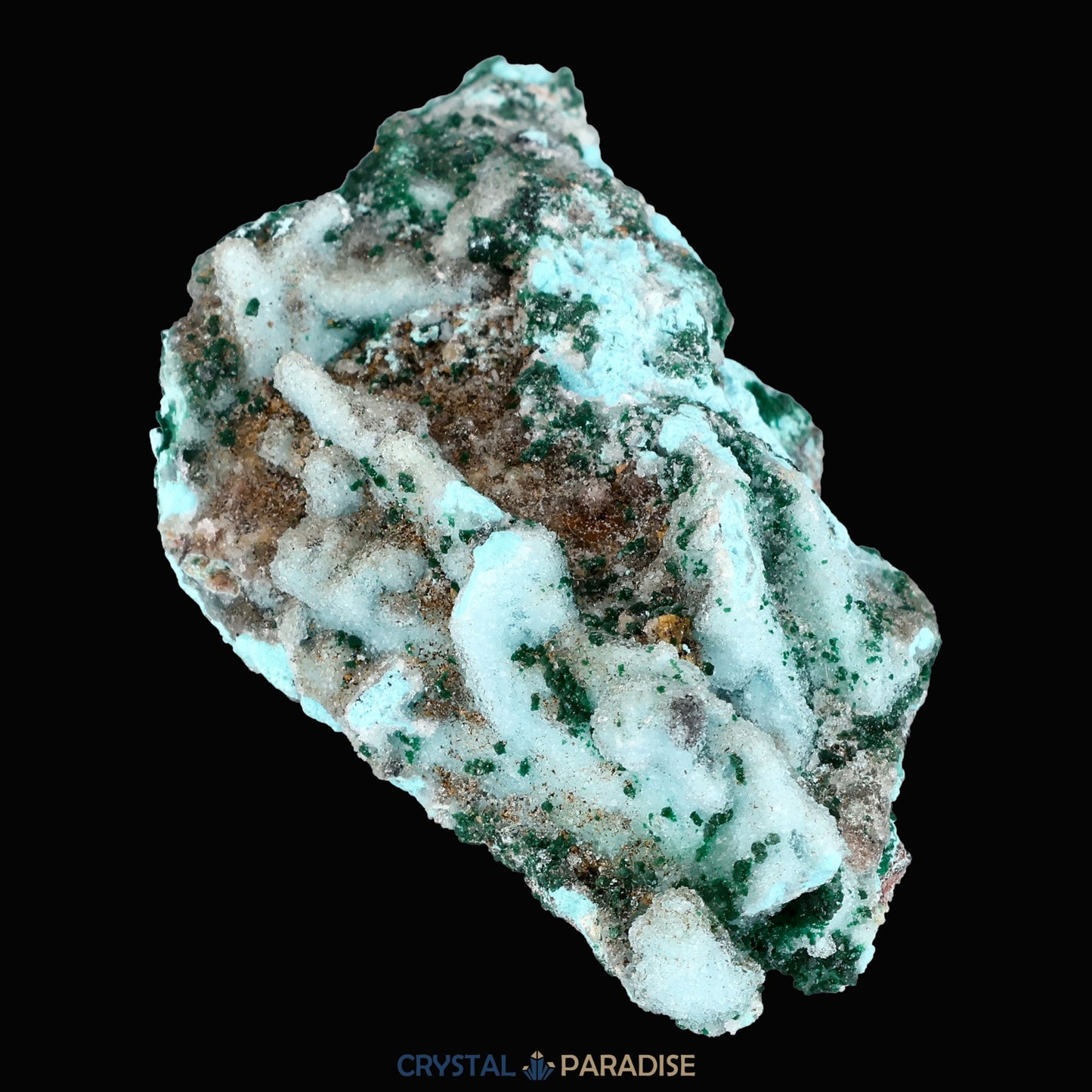 Chrysokoll Stufe aus Tenke-Fungurume, Kolwezi, Lualaba, DR Kongo (35g) - crystal paradise