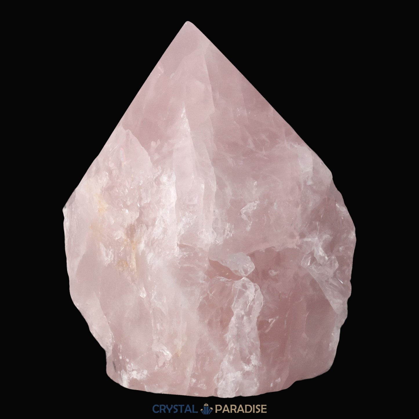 Rosenquarz Spitze aus Brasilien ca. 7 cm - crystal paradise