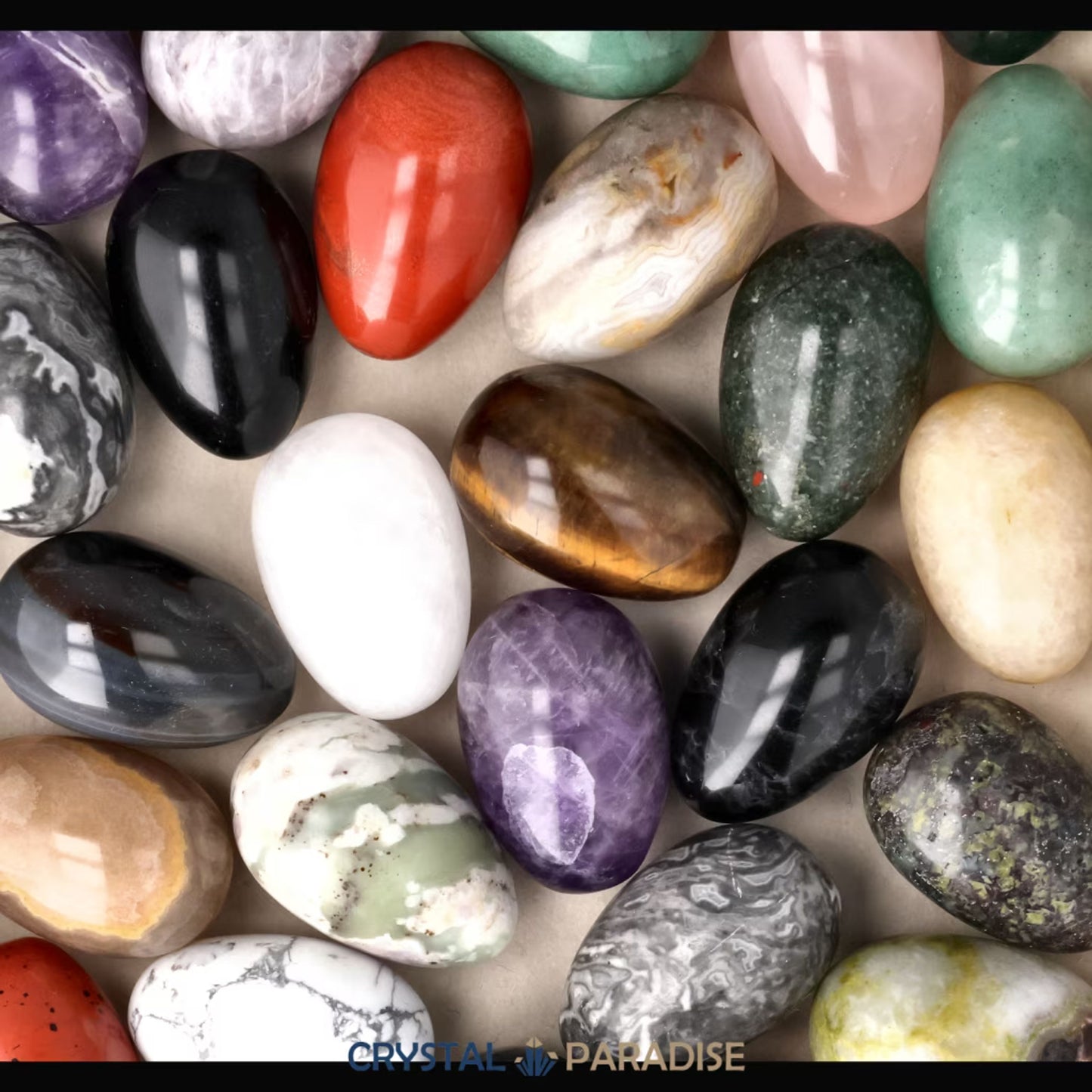 Crystal mini Oster-Eier Mix - 1 Stück - crystal paradise