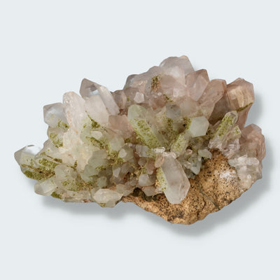 Epidot und  Bergkristall aus der Türkei (203g)