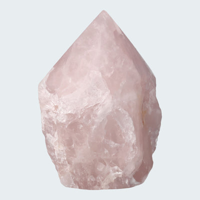 Rosenquarz Spitze aus Brasilien ca. 7 cm - crystal paradise