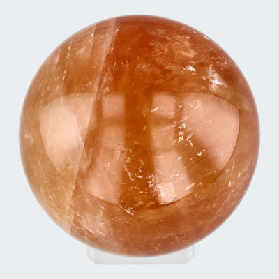 Gelber Calcit Kugel aus Jiangxi, China (536g)