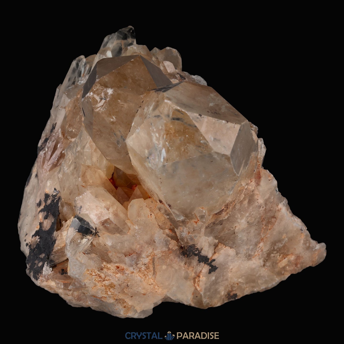 Citrin Handstufe aus Kunduluni, Kongo (660g) - unbehandelt - crystal paradise