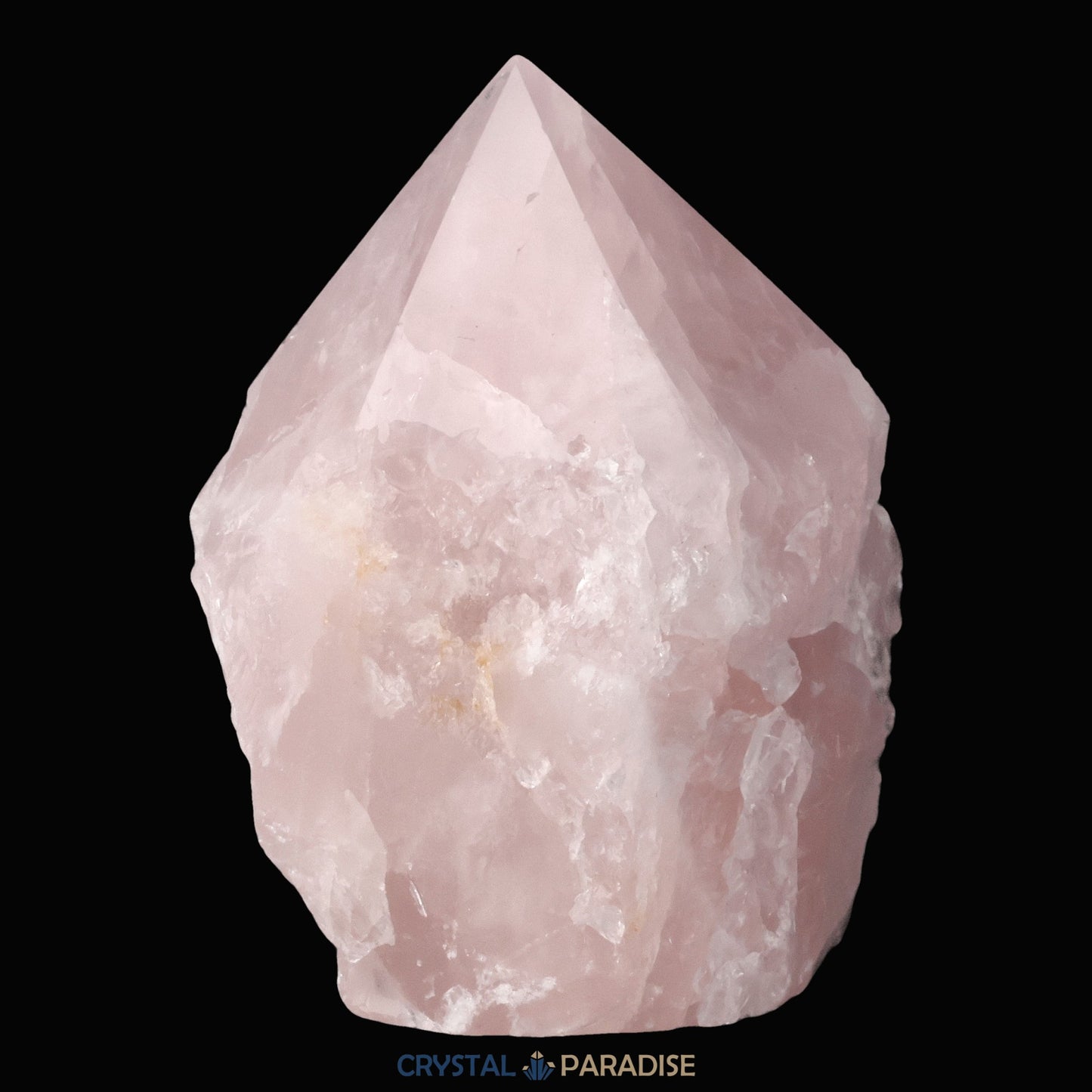 Rosenquarz Spitze aus Brasilien ca. 7 cm - crystal paradise