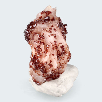 weisser Baryt mit Vanadinit aus Mibladen, Marokko (17g)