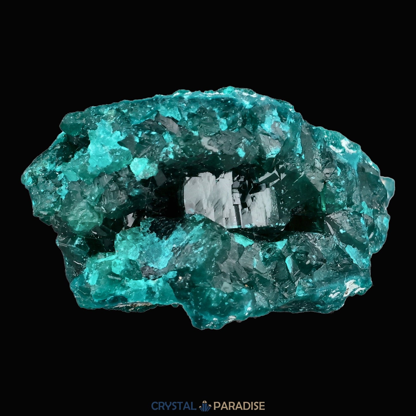Dioptas aus dem Kongo (21,9g) - crystal paradise