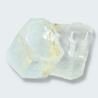 Aquamarin Doppel - Kristall auf Feldspat aus Pakistan (27g)