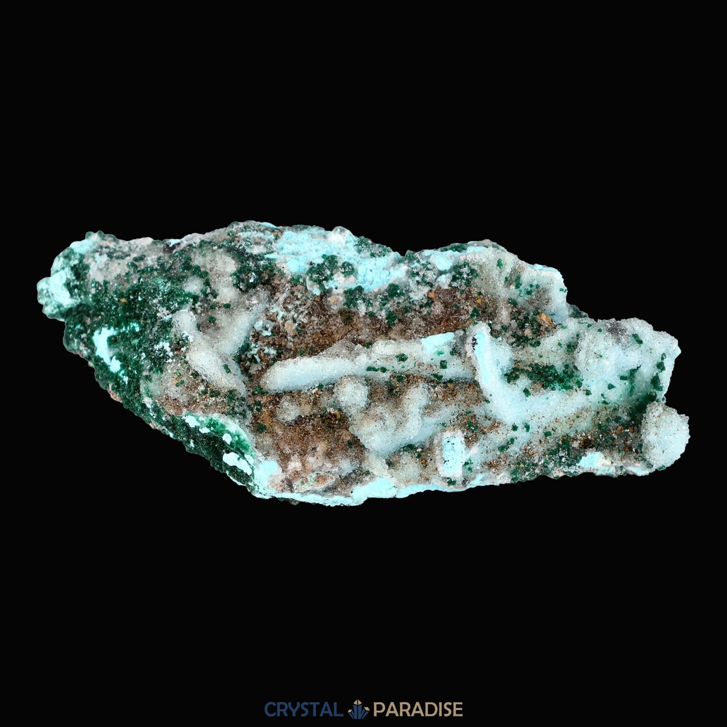 Chrysokoll Stufe aus Tenke-Fungurume, Kolwezi, Lualaba, DR Kongo (35g) - crystal paradise