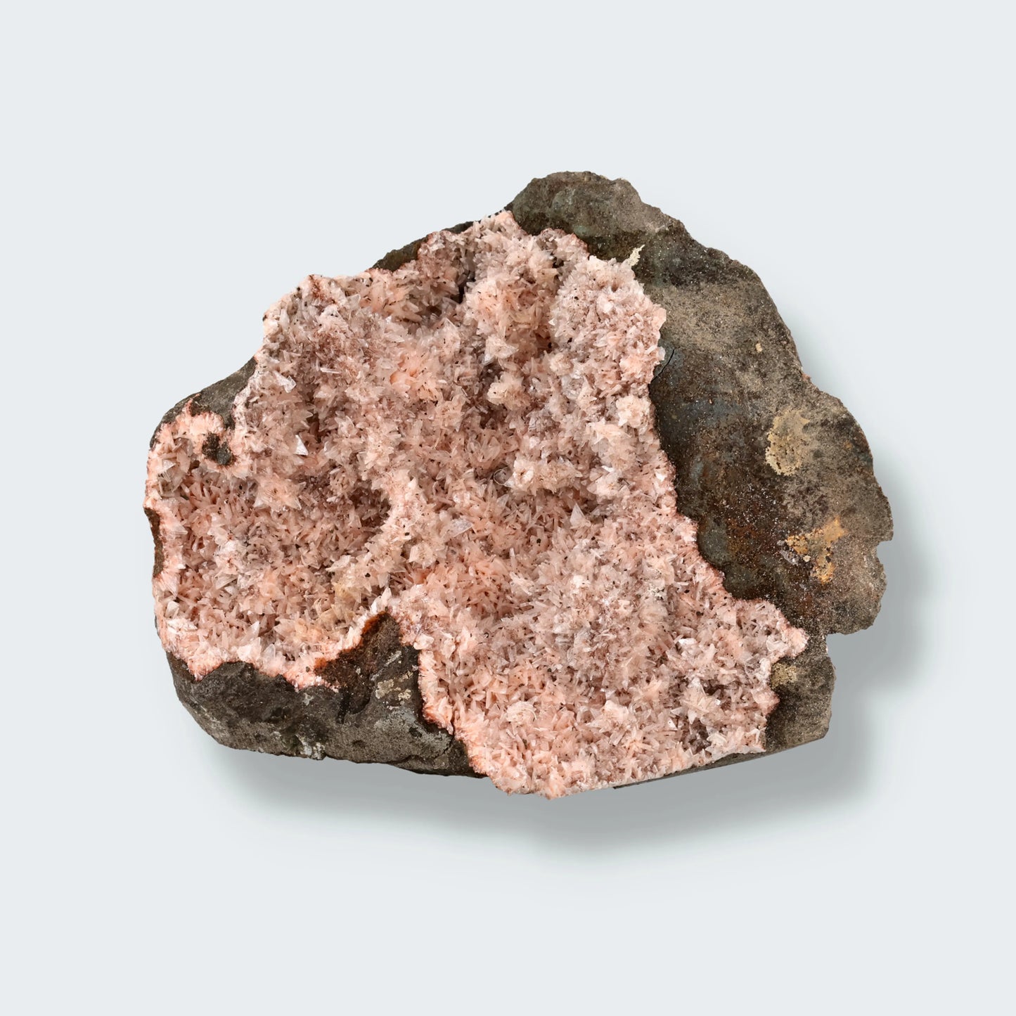 Red Heulandit Geode aus Indien (363g)