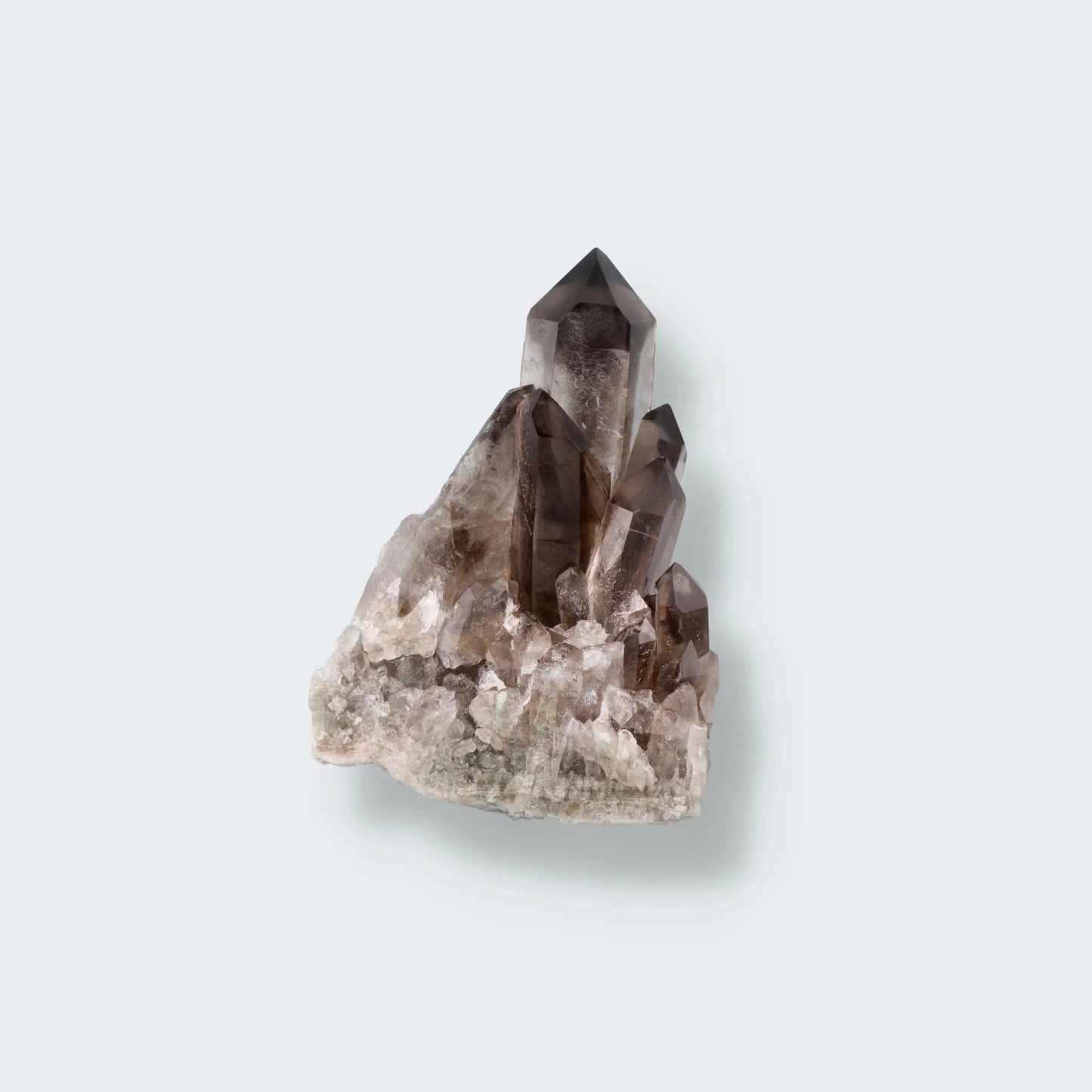 Rauchquarz Handstufe aus Brasilien (130g) - bestrahlt