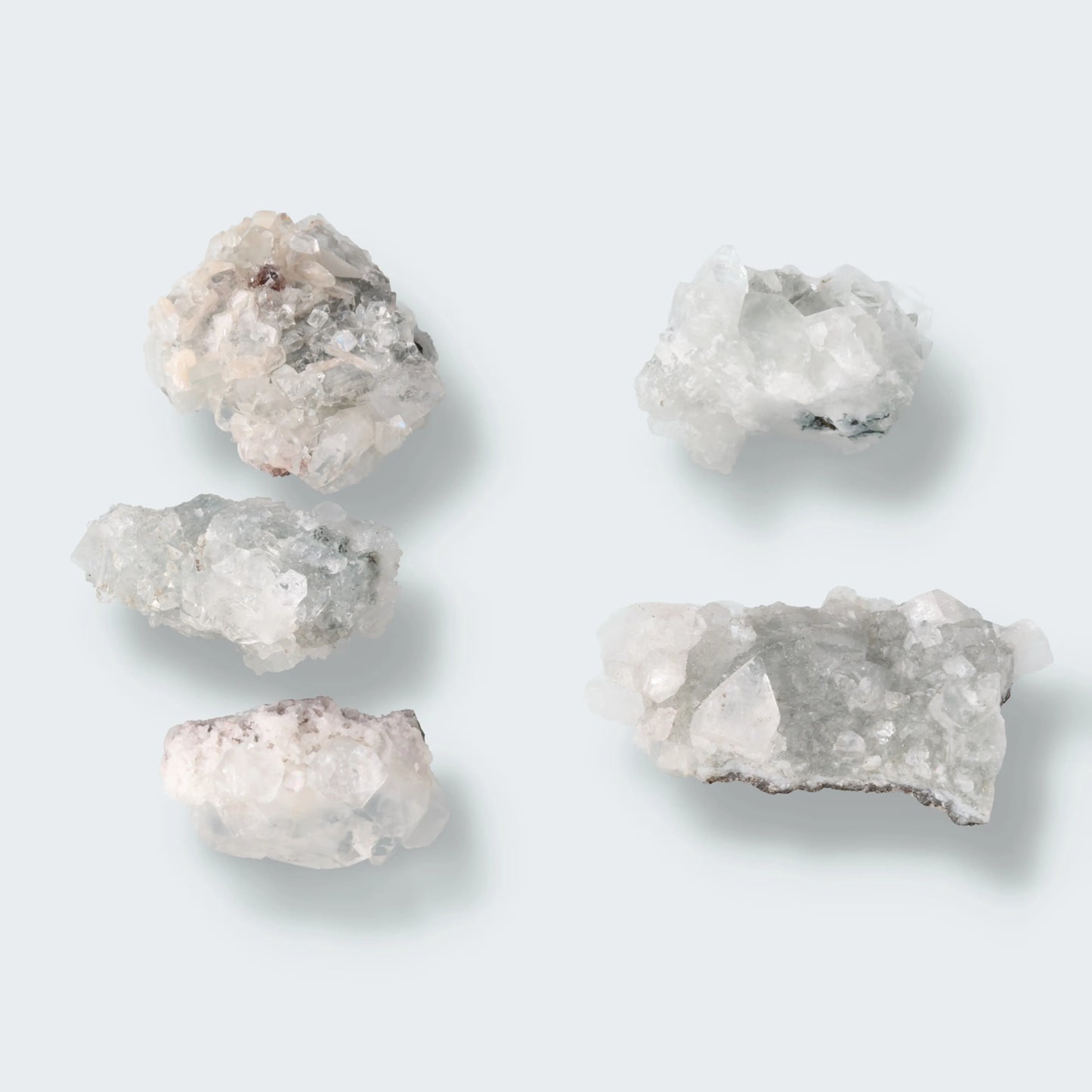 Apophyllit Cluster mittel aus Indien - verschieden Größen