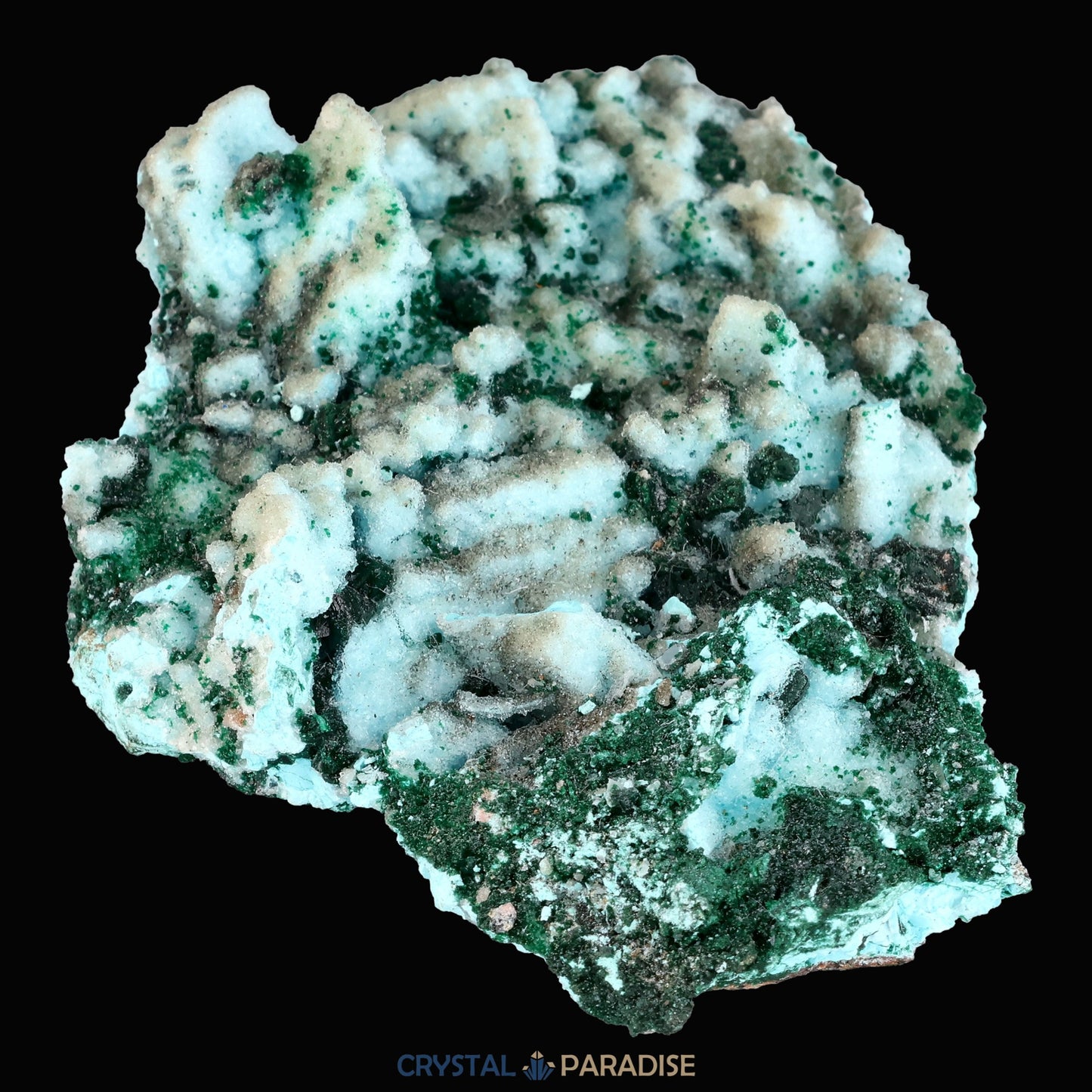 Chrysokoll Stufe aus Tenke-Fungurume, Kolwezi, Lualaba, DR Kongo (72g) - crystal paradise