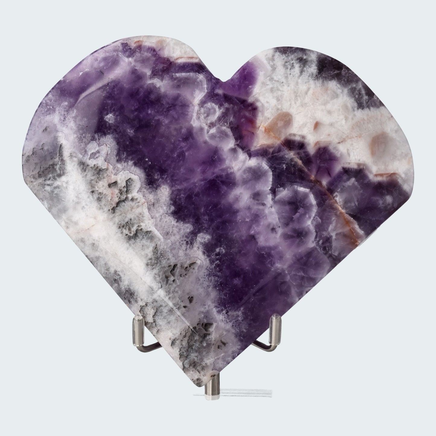 Dreamy Amethystquarz Herz aus Sambia (716g)